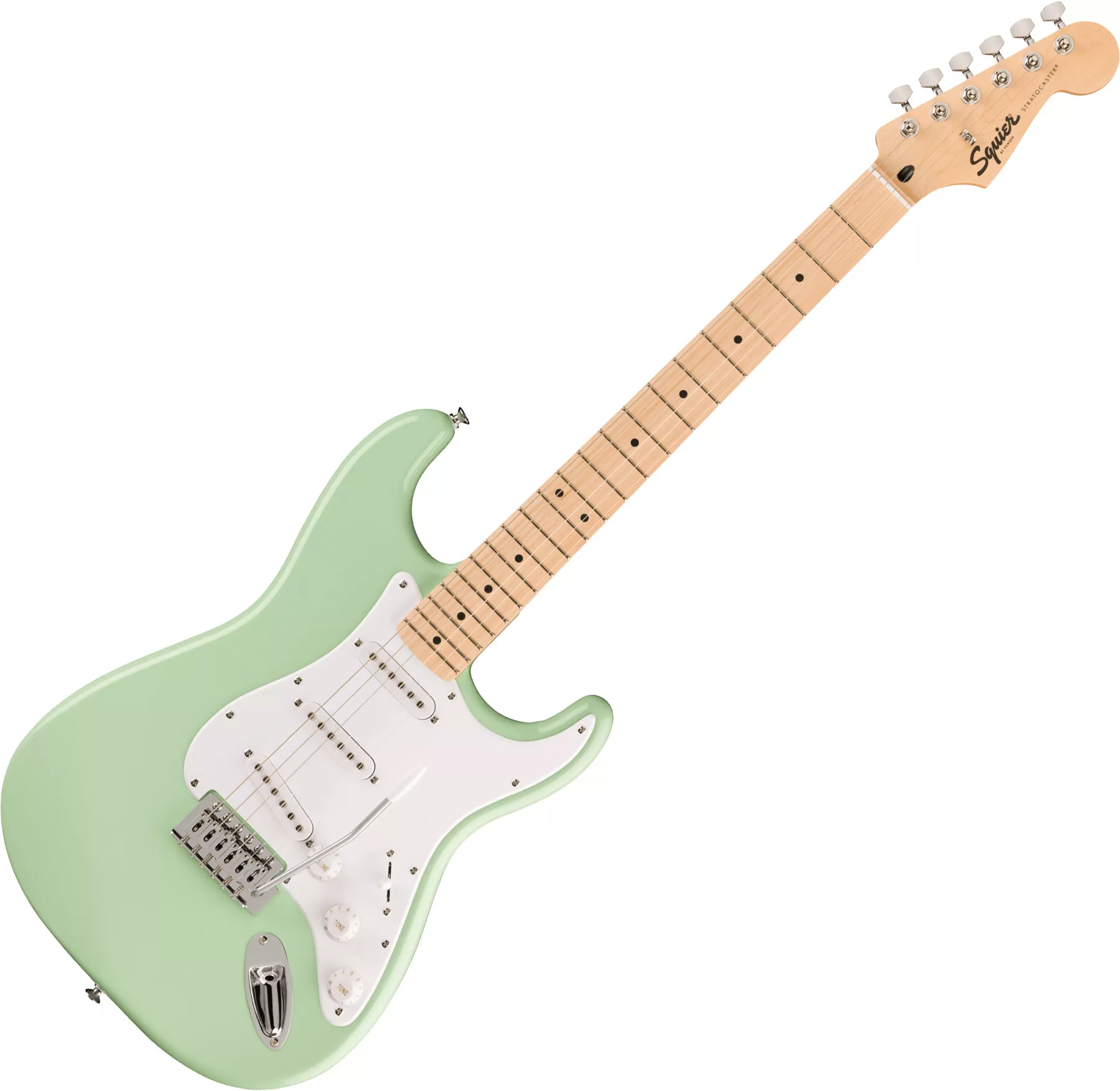 Squier Sonic Stratocaster (MN) - surf green Str shape electric