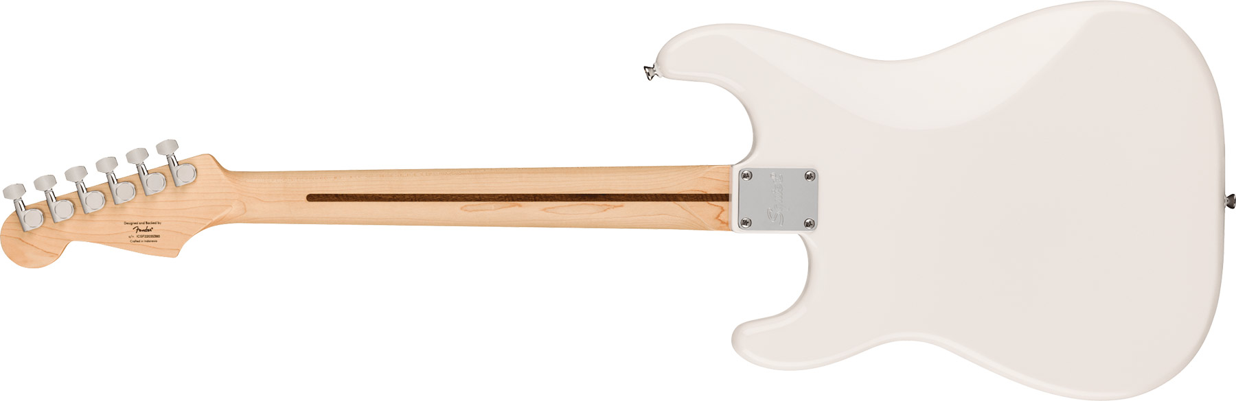 Squier Strat Sonic Hardtail 3s Ht Mn - Arctic White - Str shape electric guitar - Variation 1
