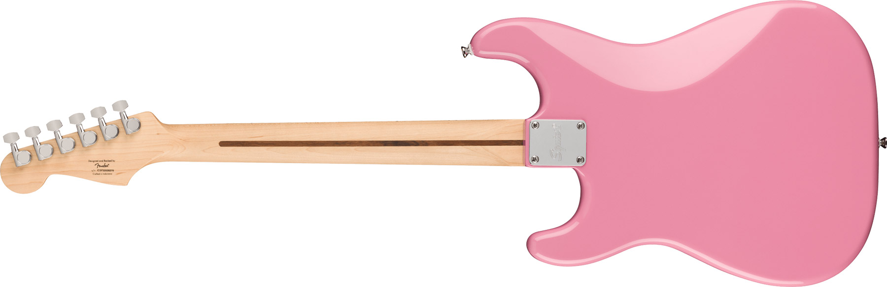 Squier Strat Sonic Hardtail H Ht Mn - Flash Pink - Str shape electric guitar - Variation 1