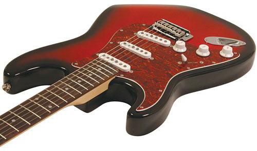 Squier Stratocaster Standard Left-handed (rw) - Antique Burst - Left-handed electric guitar - Variation 2