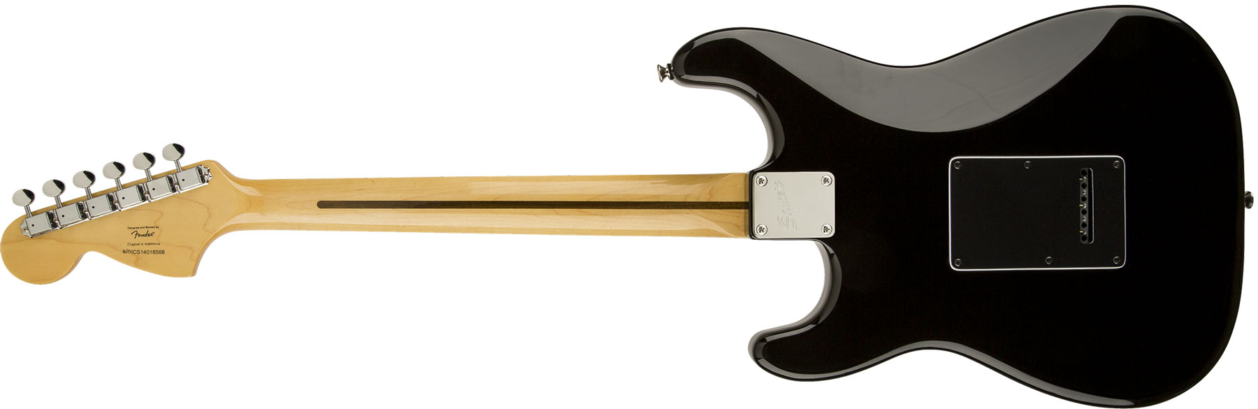 Squier Strat Vintage Modified '70s Mn - Black - Str shape electric guitar - Variation 4