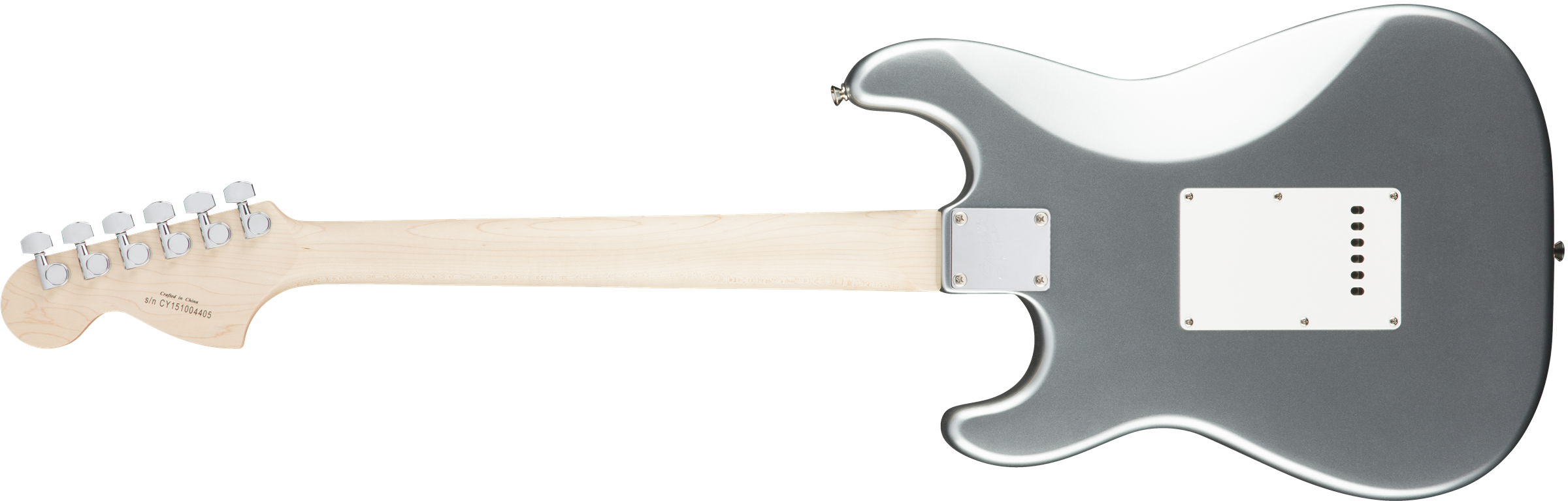 Squier Strat Affinity Series 3s Lau - Slick Silver - Str shape electric guitar - Variation 1