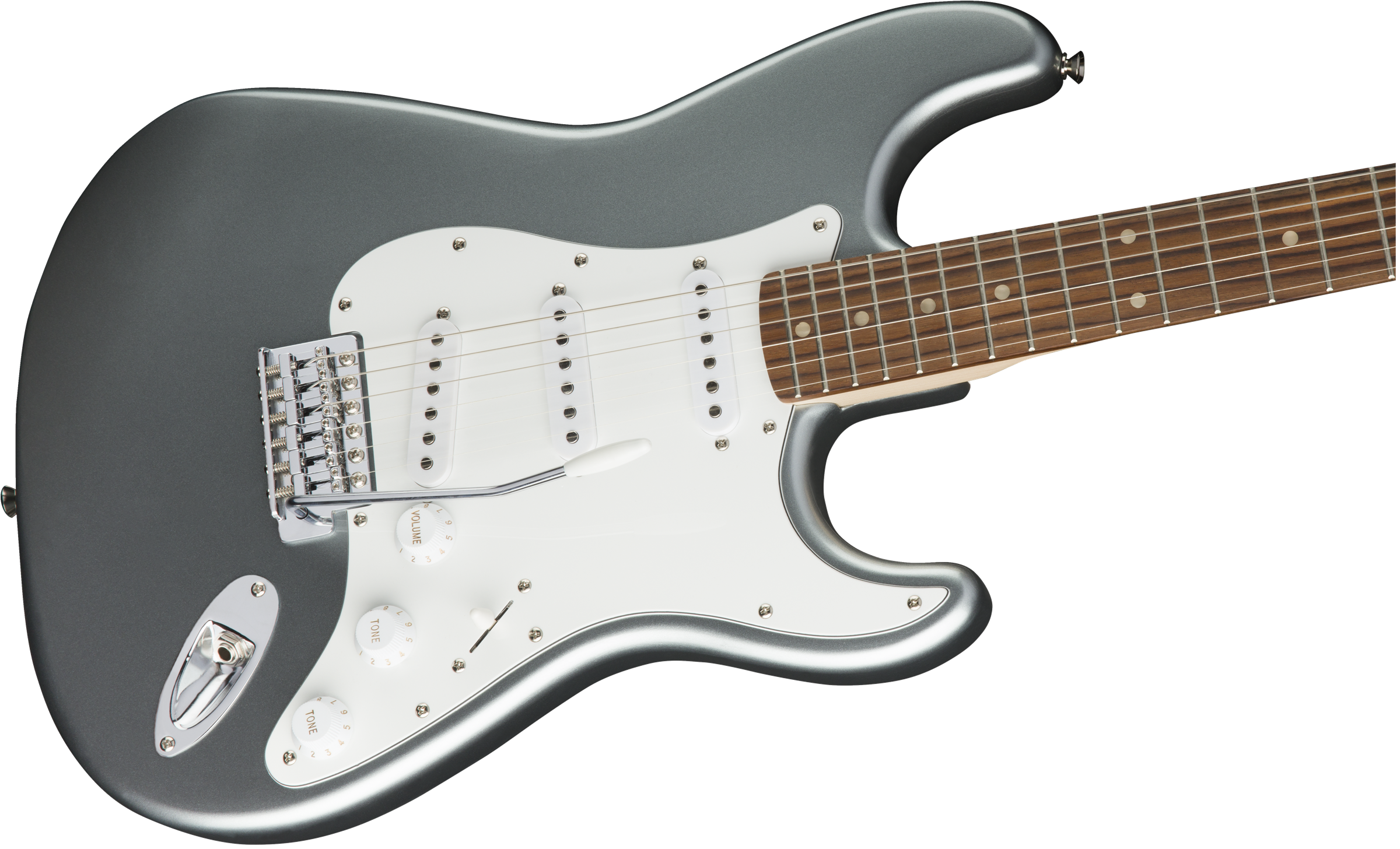 Squier Strat Affinity Series 3s Lau - Slick Silver - Str shape electric guitar - Variation 2