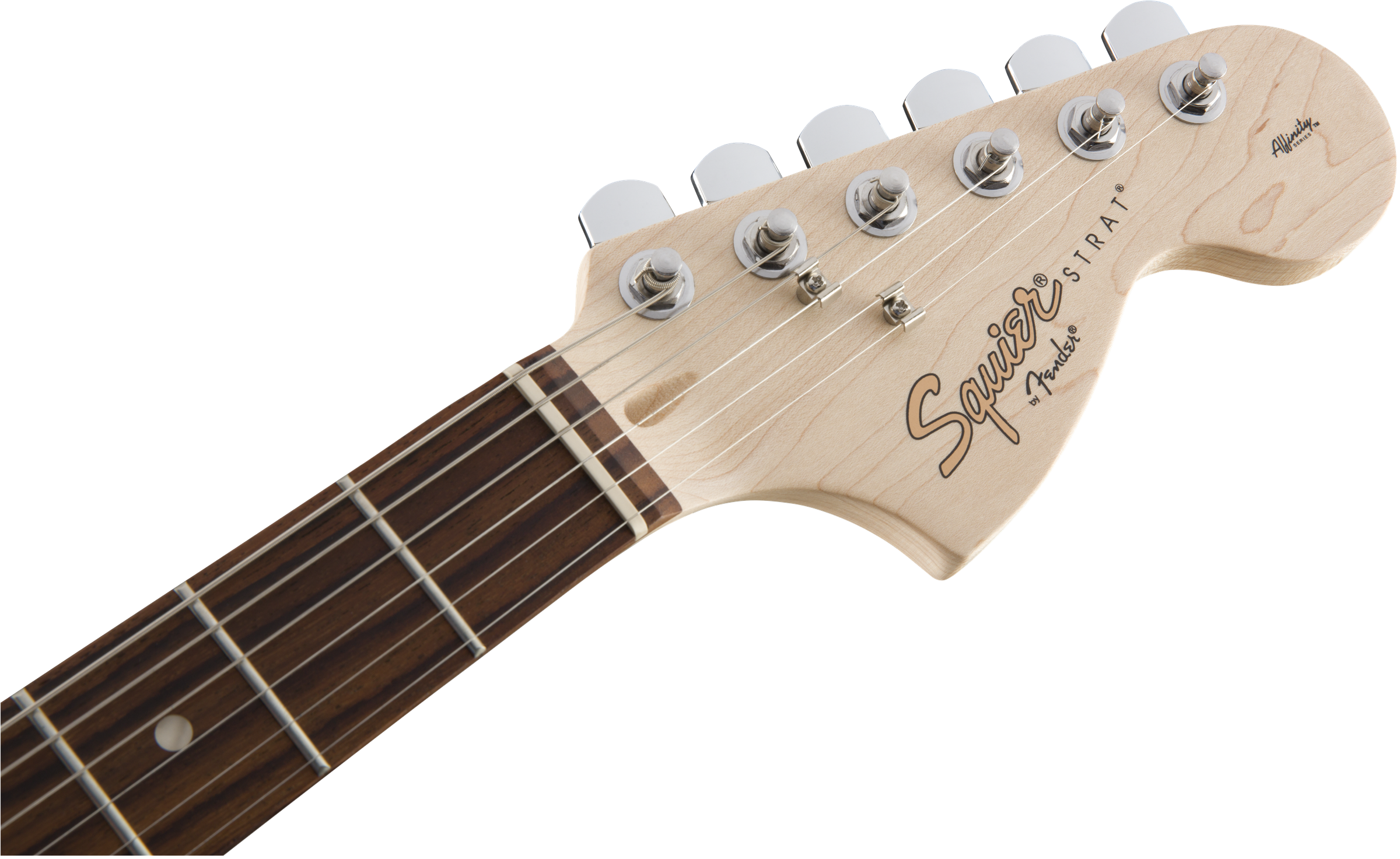Squier Strat Affinity Series 3s Lau - Slick Silver - Str shape electric guitar - Variation 3