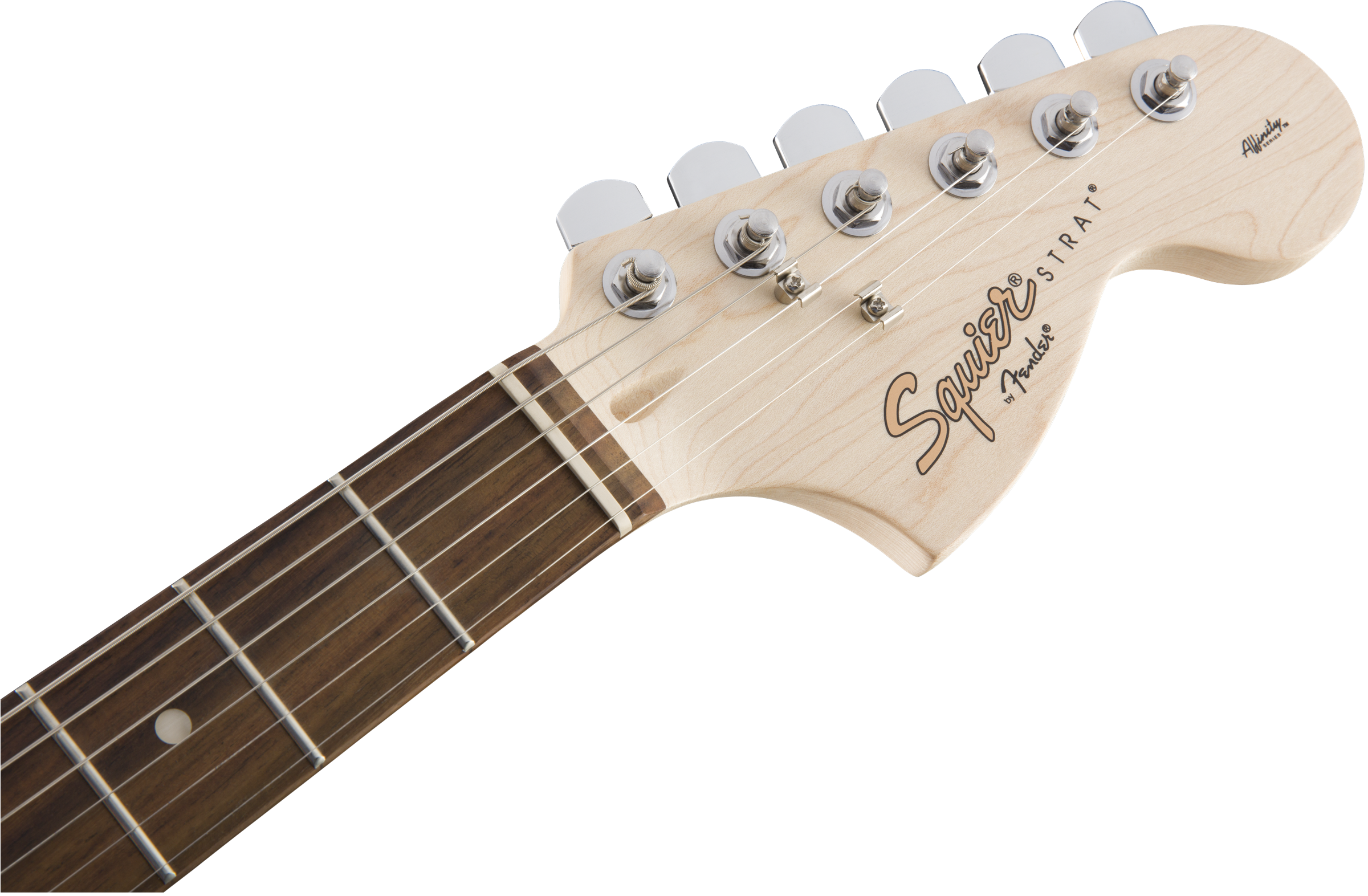 Squier Strat Affinity Series 3s Lau - Competition Orange - Str shape electric guitar - Variation 3