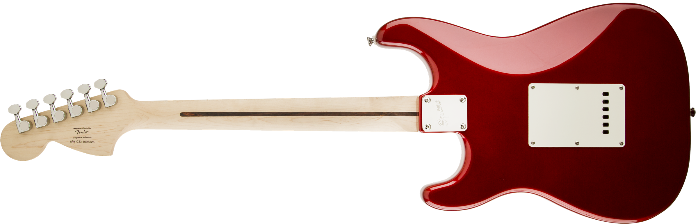 Squier Strat Standard Mn - Candy Apple Red - Str shape electric guitar - Variation 1