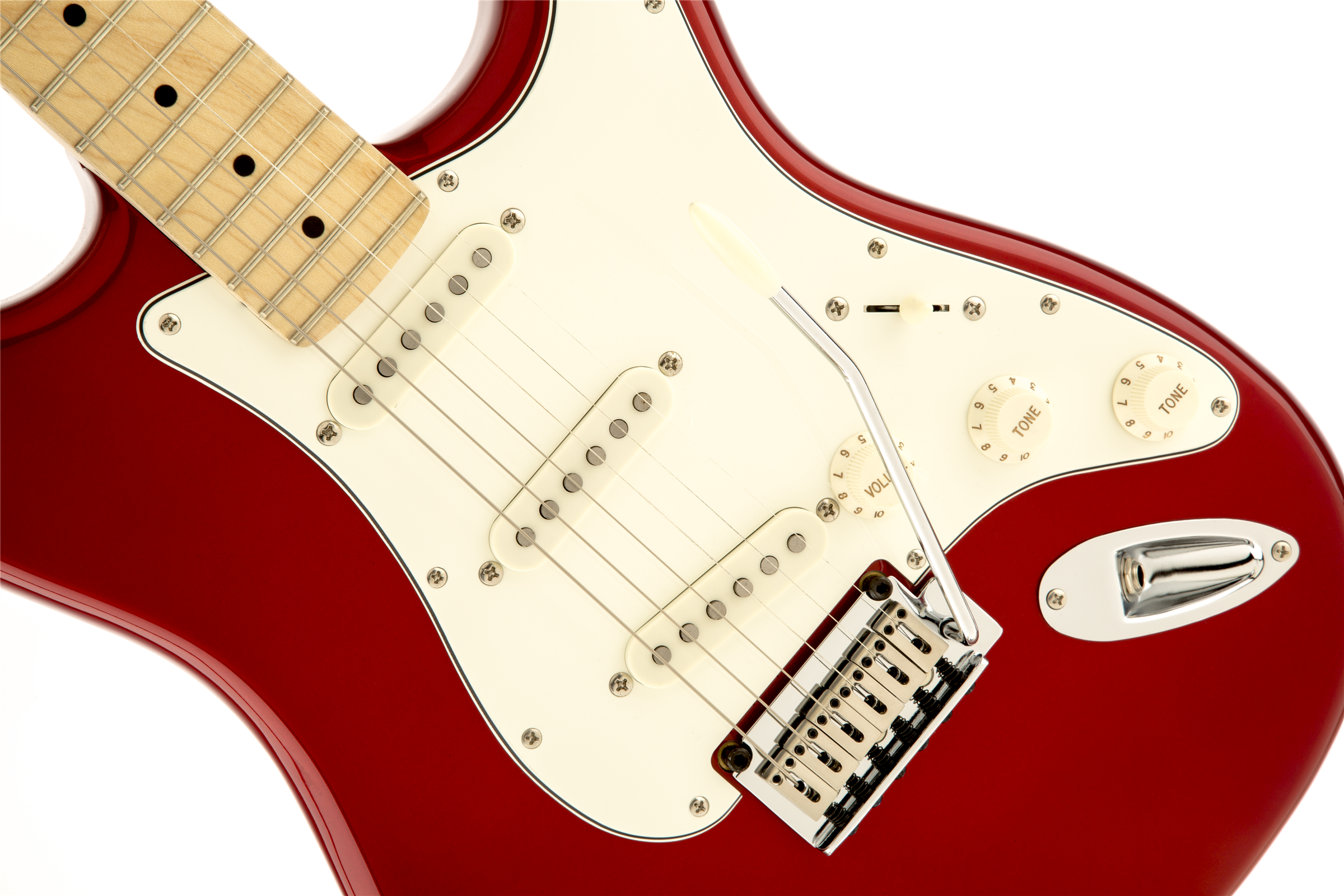 Squier Strat Standard Mn - Candy Apple Red - Str shape electric guitar - Variation 2
