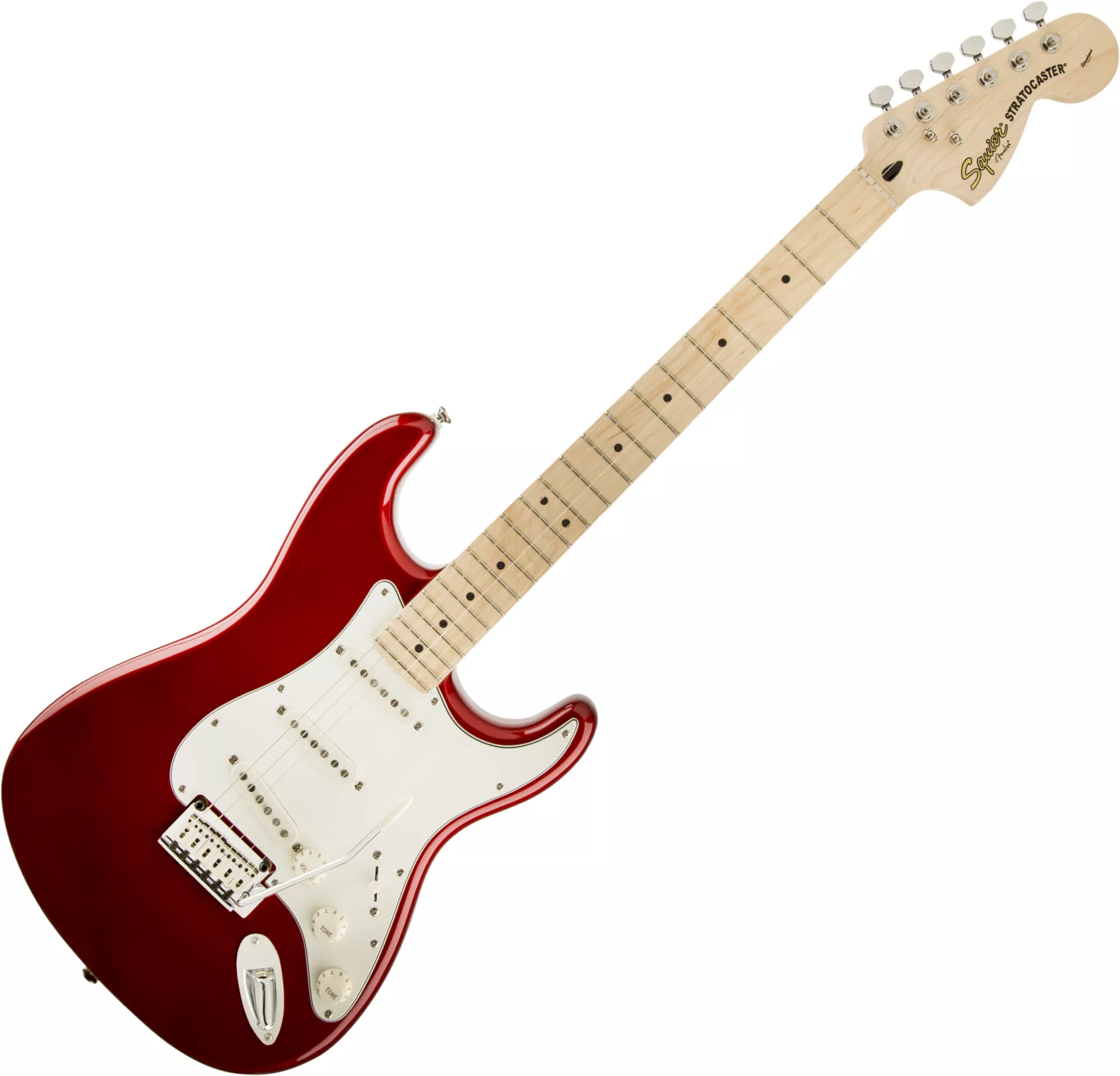 Squier Standard Stratocaster (MN) - candy apple red Str shape