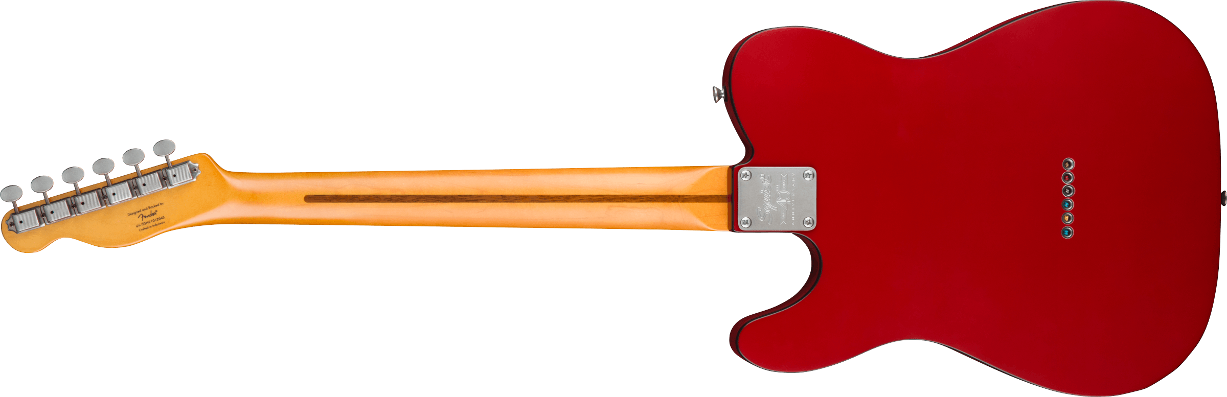 Squier Tele 40th Anniversary Vintage Edition Mn - Satin Dakota Red - Tel shape electric guitar - Variation 1