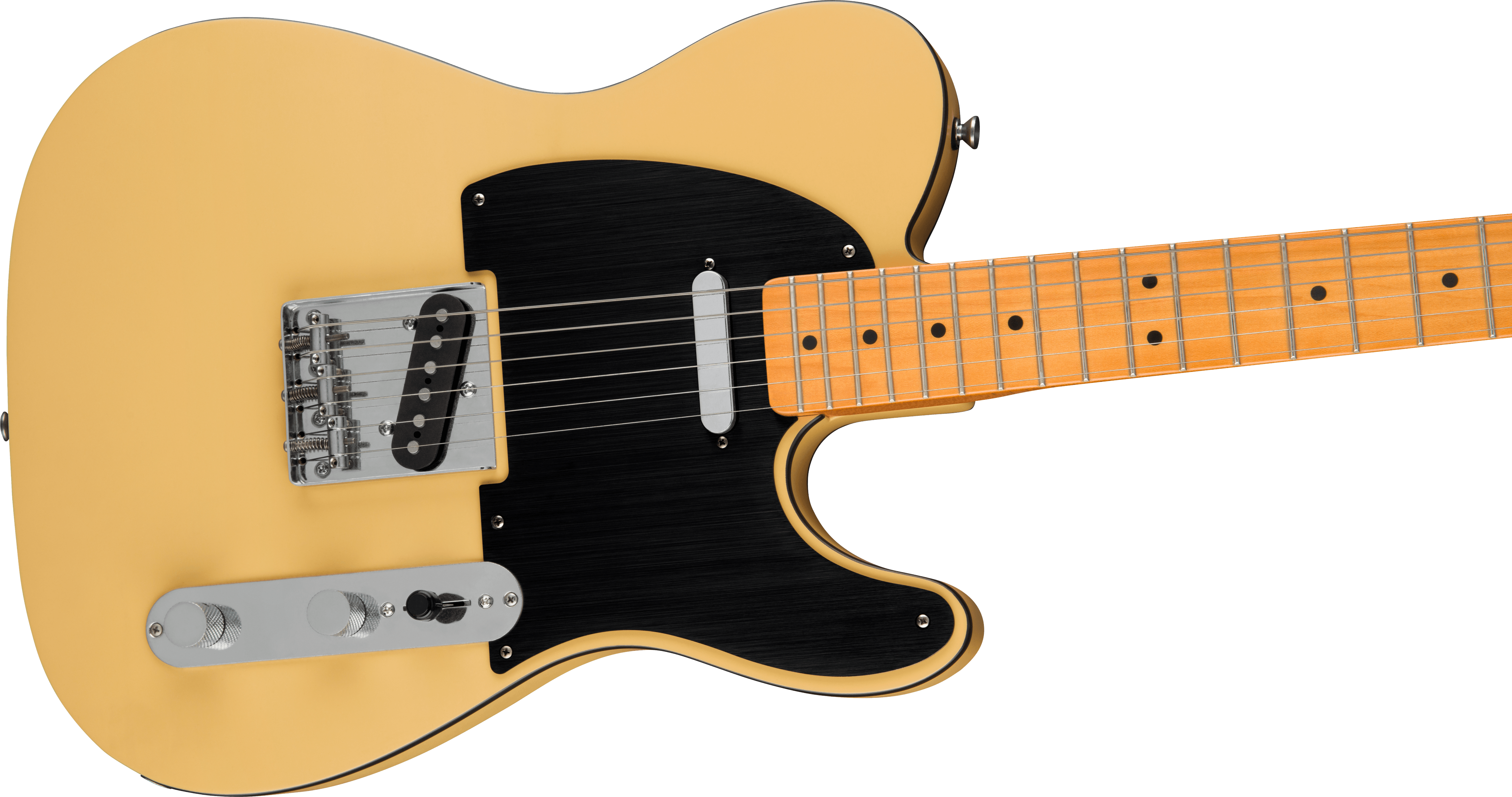 Squier Tele 40th Anniversary Vintage Edition Mn - Satin Vintage Blonde - Tel shape electric guitar - Variation 3