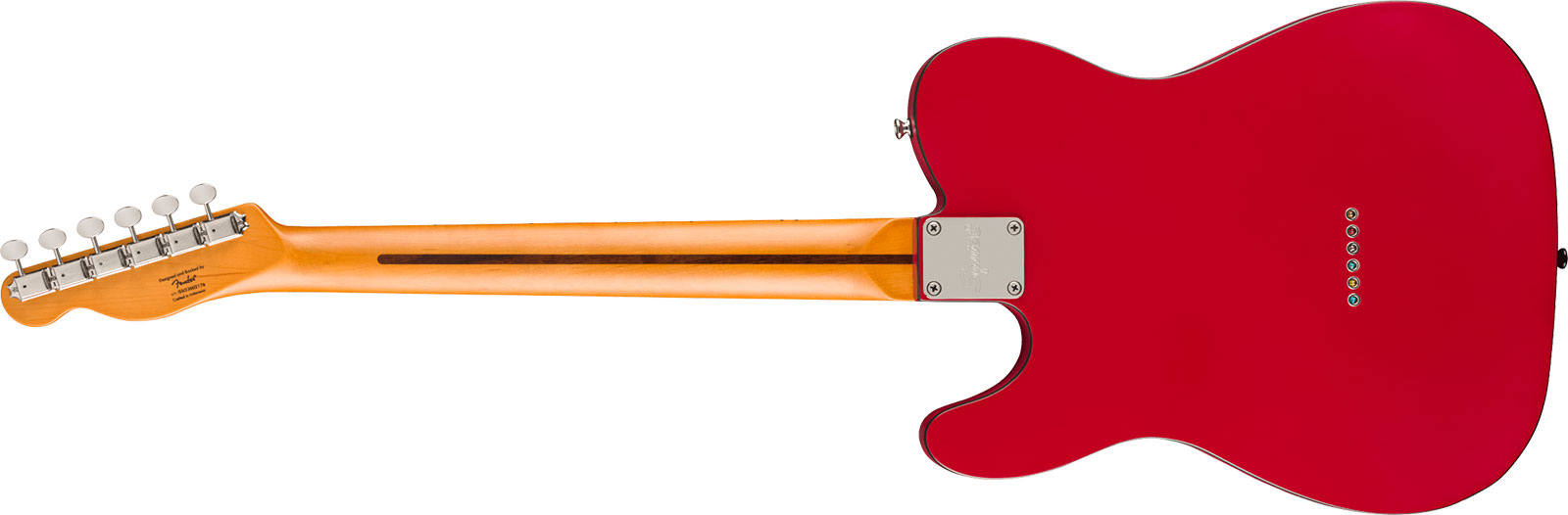 Squier Tele 60s Custom Classic Vibe Ltd 2s Ht Mn - Satin Dakota Red - Tel shape electric guitar - Variation 1