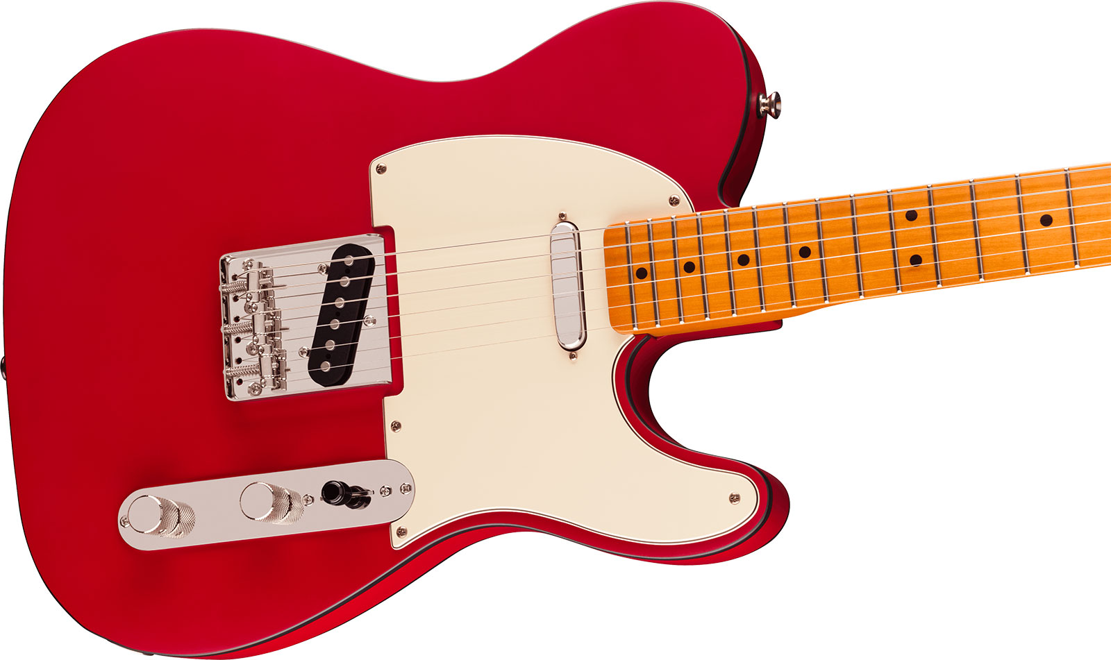 Squier Tele 60s Custom Classic Vibe Ltd 2s Ht Mn - Satin Dakota Red - Tel shape electric guitar - Variation 2