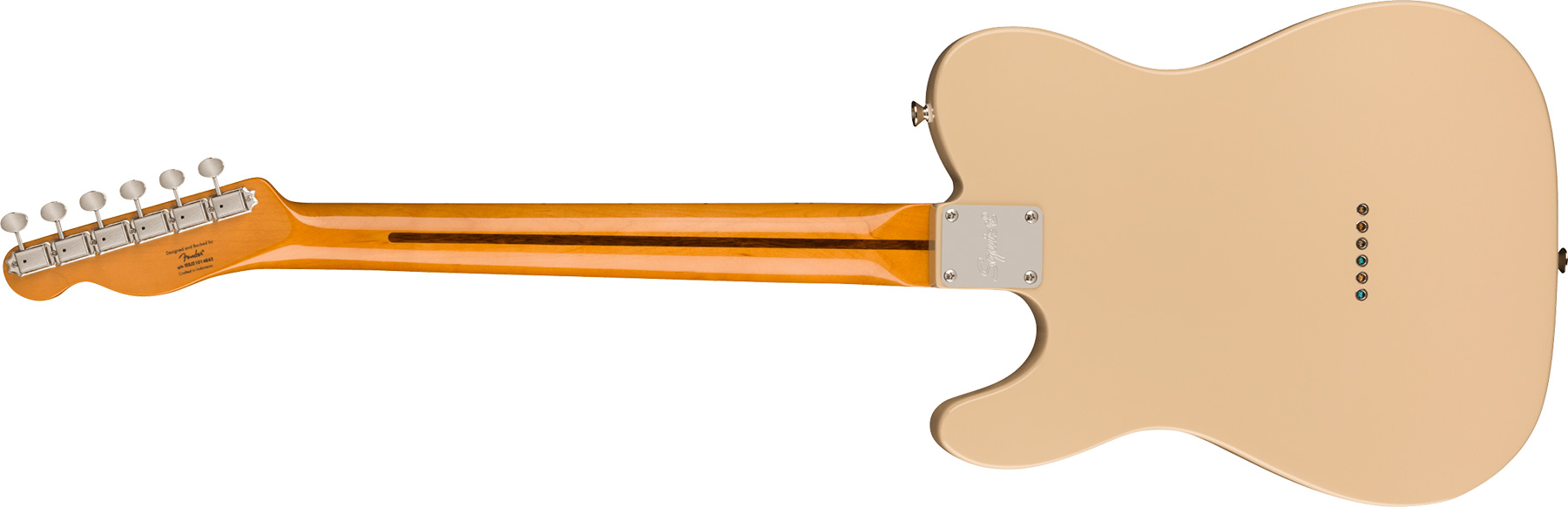 Squier Tele '60s Thinline Gold Anodized Pickguard Classic Vibe Fsr 2s Ht Mn - Desert Sand - Tel shape electric guitar - Variation 1
