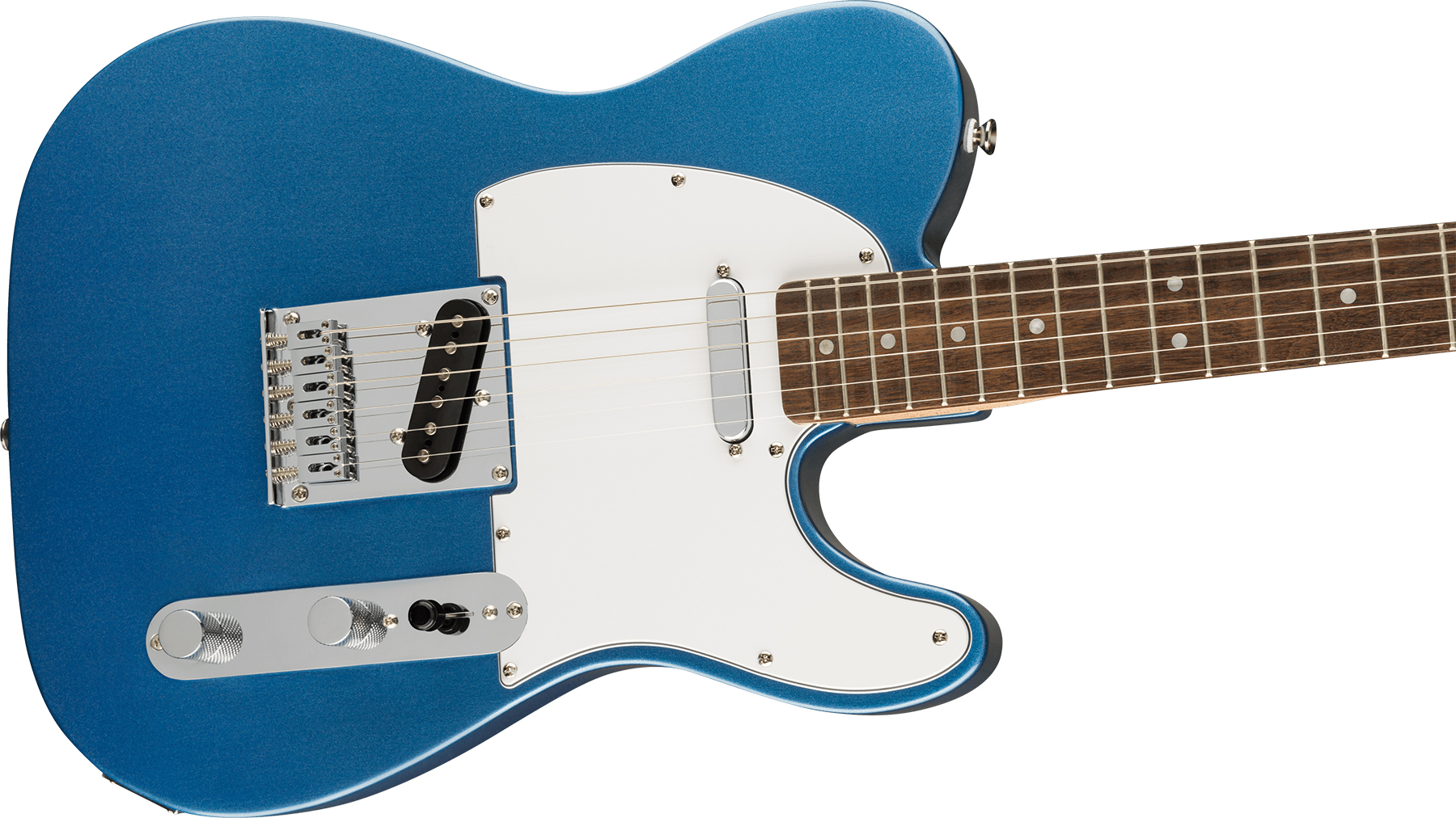 Squier Tele Affinity 2021 2s Lau - Lake Placid Blue - Semi-hollow electric guitar - Variation 2