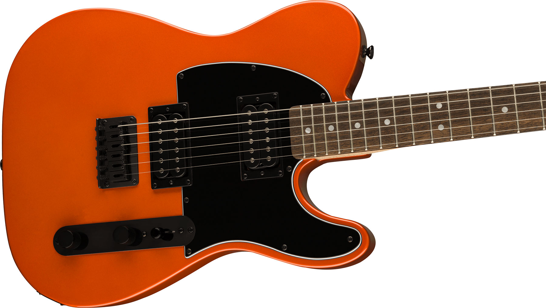 Squier Tele Affinity Hh Fsr 2h Ht Lau - Metallic Orange - Tel shape electric guitar - Variation 2