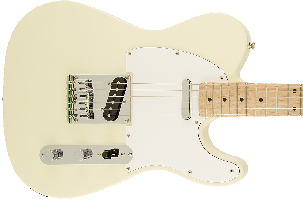 Squier Tele Affinity Series 2013 Mn - Arctic White - Tel shape electric guitar - Variation 2