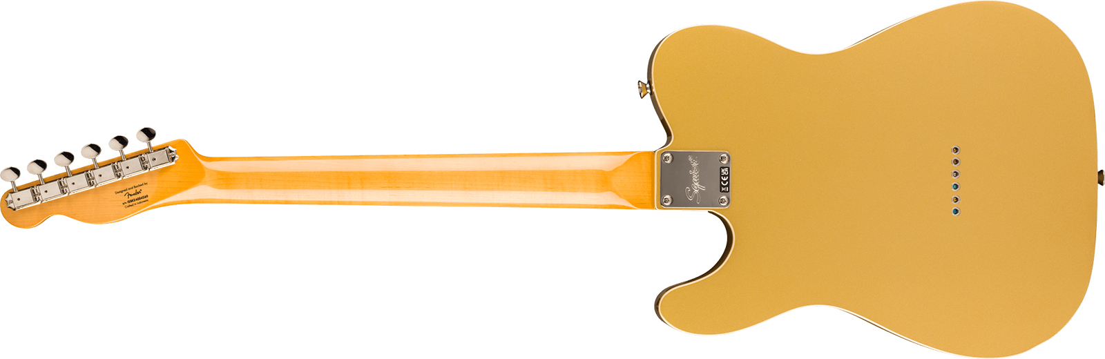 Squier Tele Classic Vibe Fsr Ltd 2s Ht Lau - Aztec Gold - Tel shape electric guitar - Variation 1