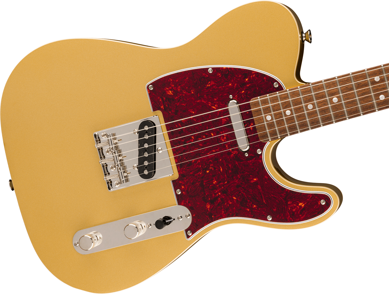 Squier Tele Classic Vibe Fsr Ltd 2s Ht Lau - Aztec Gold - Tel shape electric guitar - Variation 2