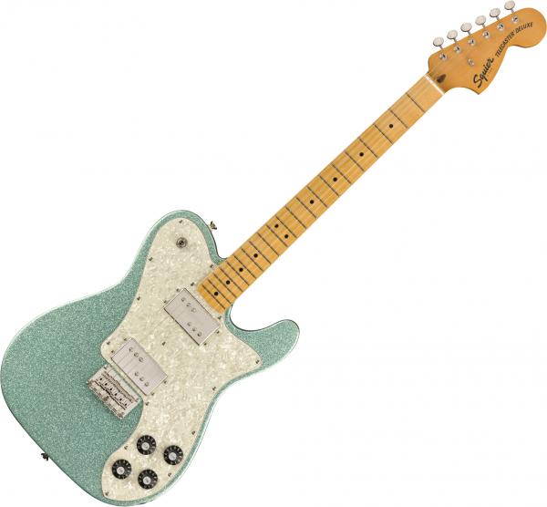 squier fsr classic vibe 70s telecaster deluxe seafoam sparkle