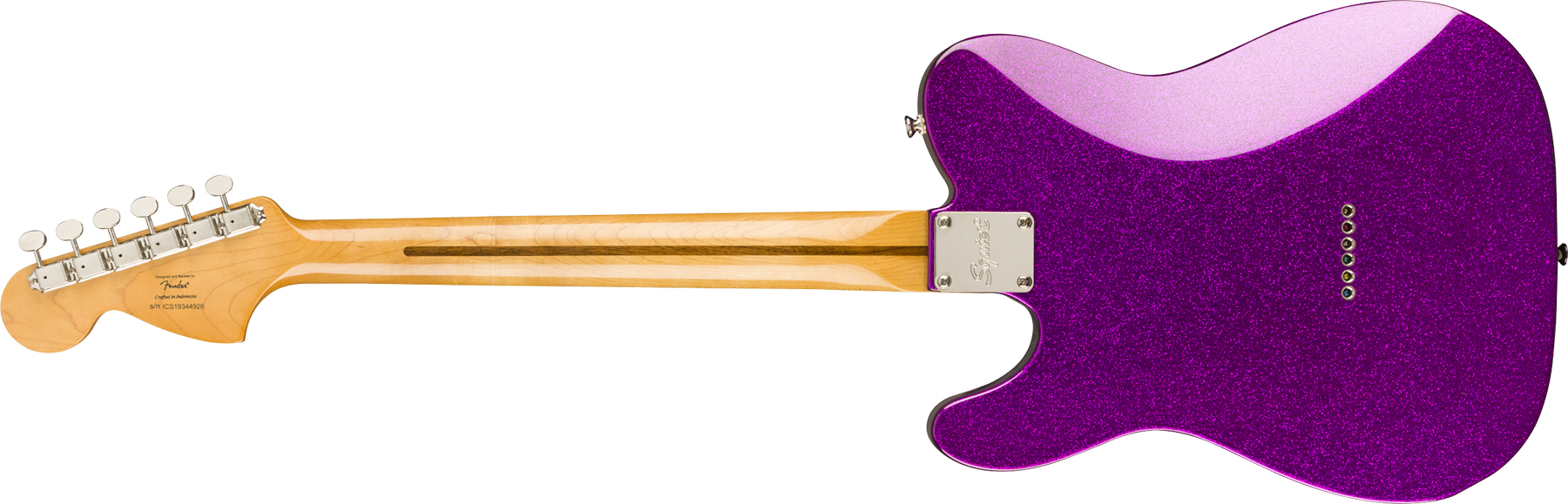 Squier Tele Deluxe Classic Vibe 70 Fsr Ltd 2020 Hh Htmn - Purple Sparkle - Tel shape electric guitar - Variation 1