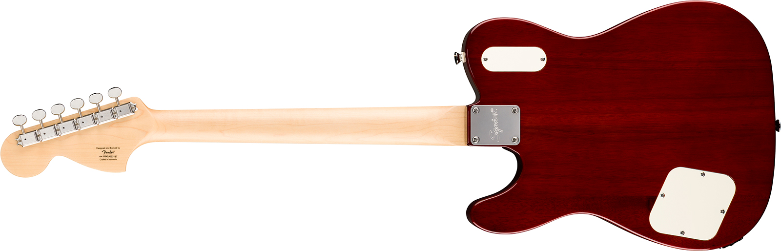 Squier Tele Deluxe Troublemaker Bigsby Paranormal 2h Trem Lau - Honey Sunburst - Tel shape electric guitar - Variation 1