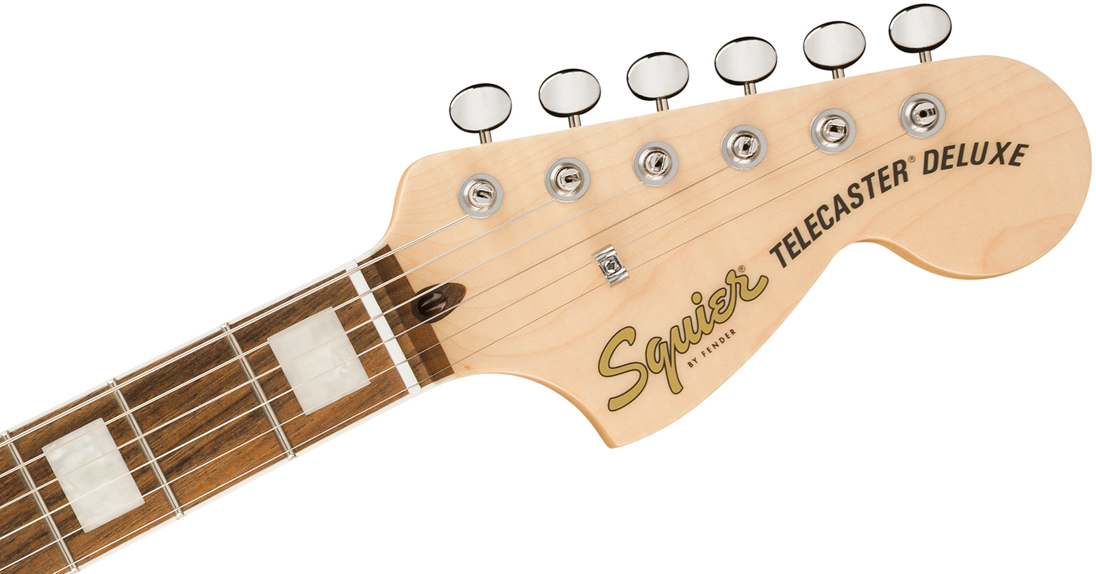 Squier Tele Deluxe Troublemaker Bigsby Paranormal 2h Trem Lau - Honey Sunburst - Tel shape electric guitar - Variation 3