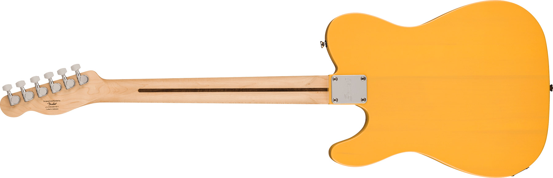 Squier Tele Sonic 2s Ht Mn - Butterscotch Blonde - Tel shape electric guitar - Variation 1