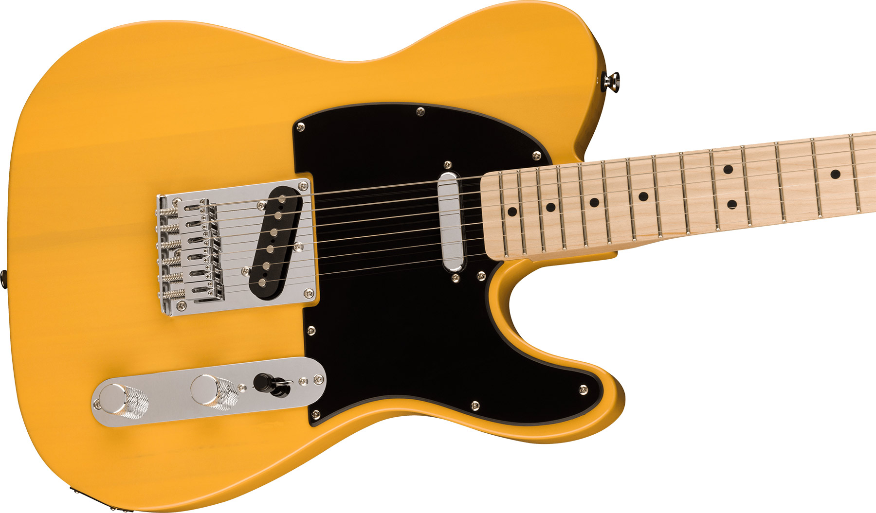 Squier Tele Sonic 2s Ht Mn - Butterscotch Blonde - Tel shape electric guitar - Variation 2