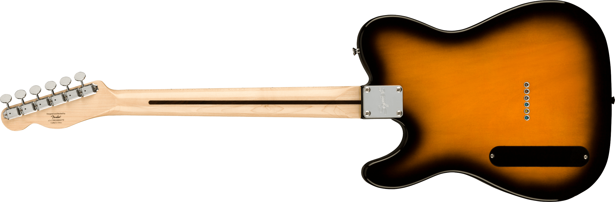 Squier Tele Thinline Cabronita Paranormal Ss Ht Mn - 2 Tone Sunburst - Tel shape electric guitar - Variation 1