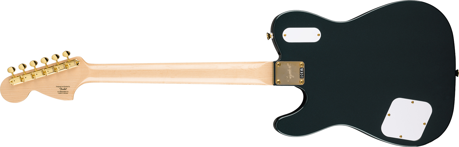Squier Tele Troublemaker Deluxe Paranormal Ltd Ind 2h Ht Lau - Cadillac Green - Tel shape electric guitar - Variation 1