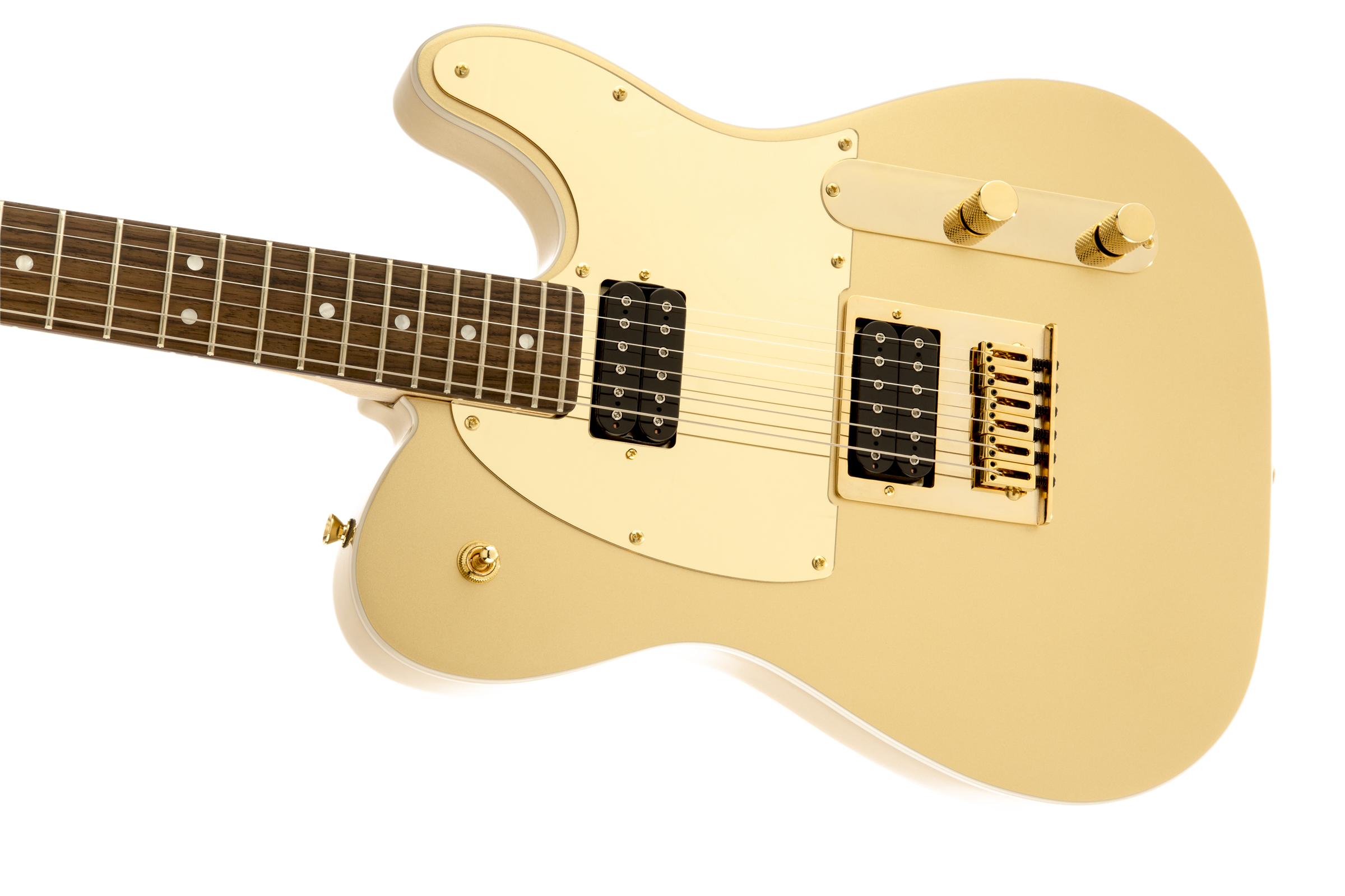 Squier Telecaster J5 (lau) - Frost Gold - Tel shape electric guitar - Variation 5