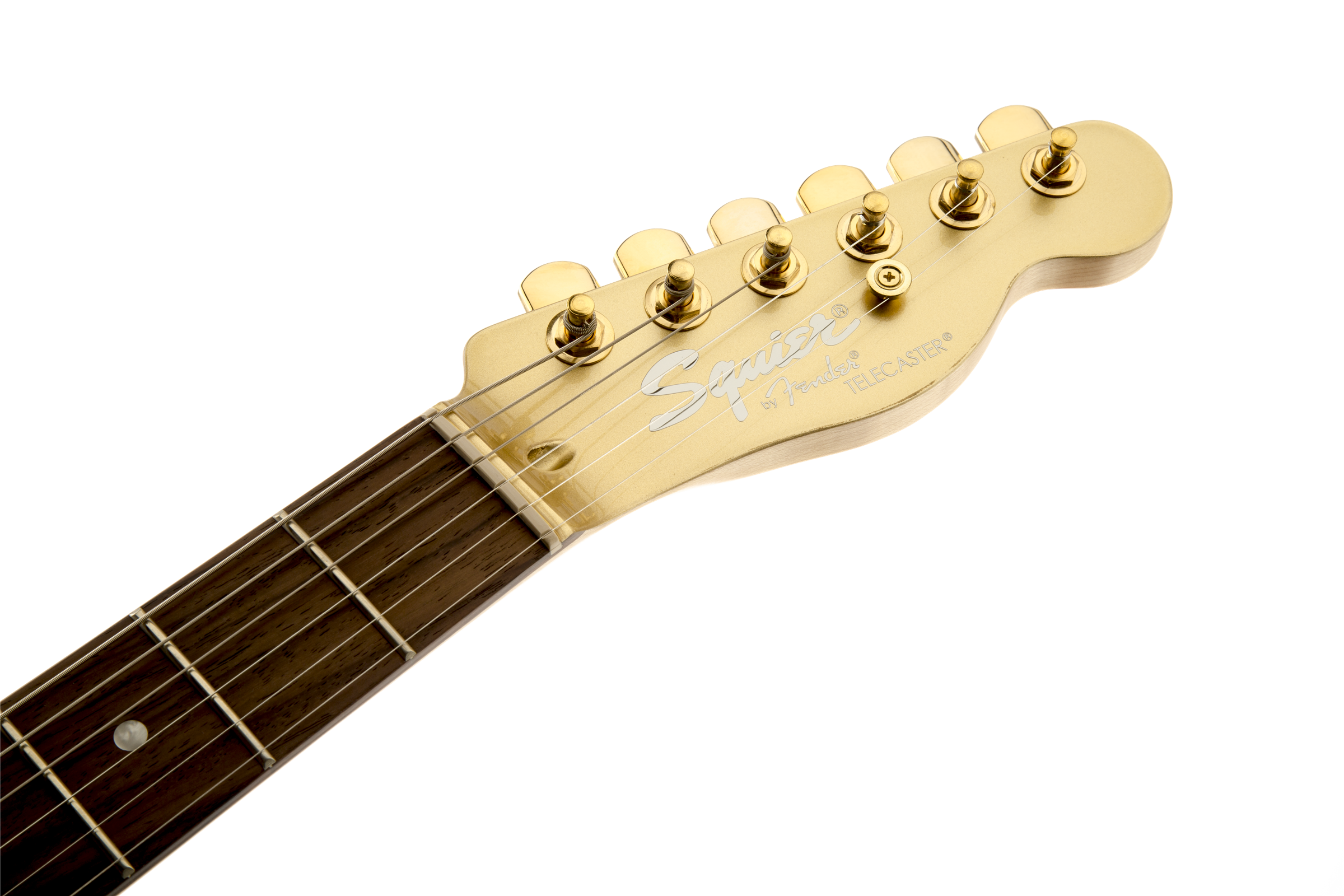 Squier Telecaster J5 (lau) - Frost Gold - Tel shape electric guitar - Variation 6