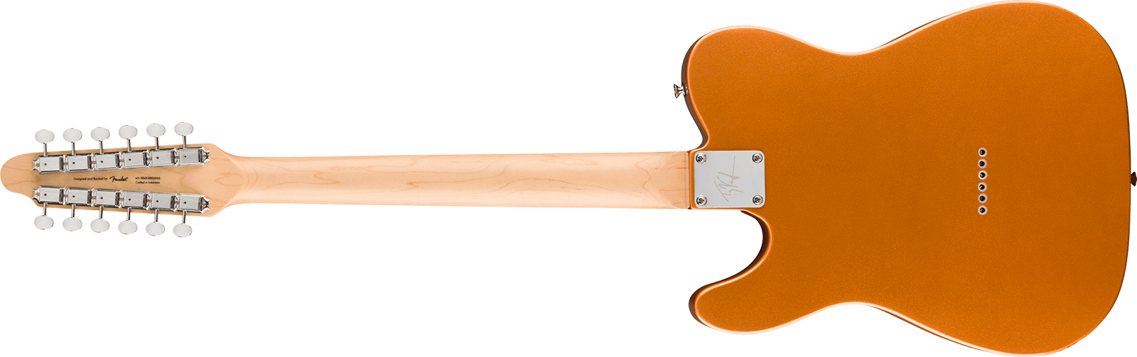 Squier Troy Van Leeuwen Tele Xii Paranormal Ind Signature 12c 2s Ht Lau - Copper Age - Signature electric guitar - Variation 1