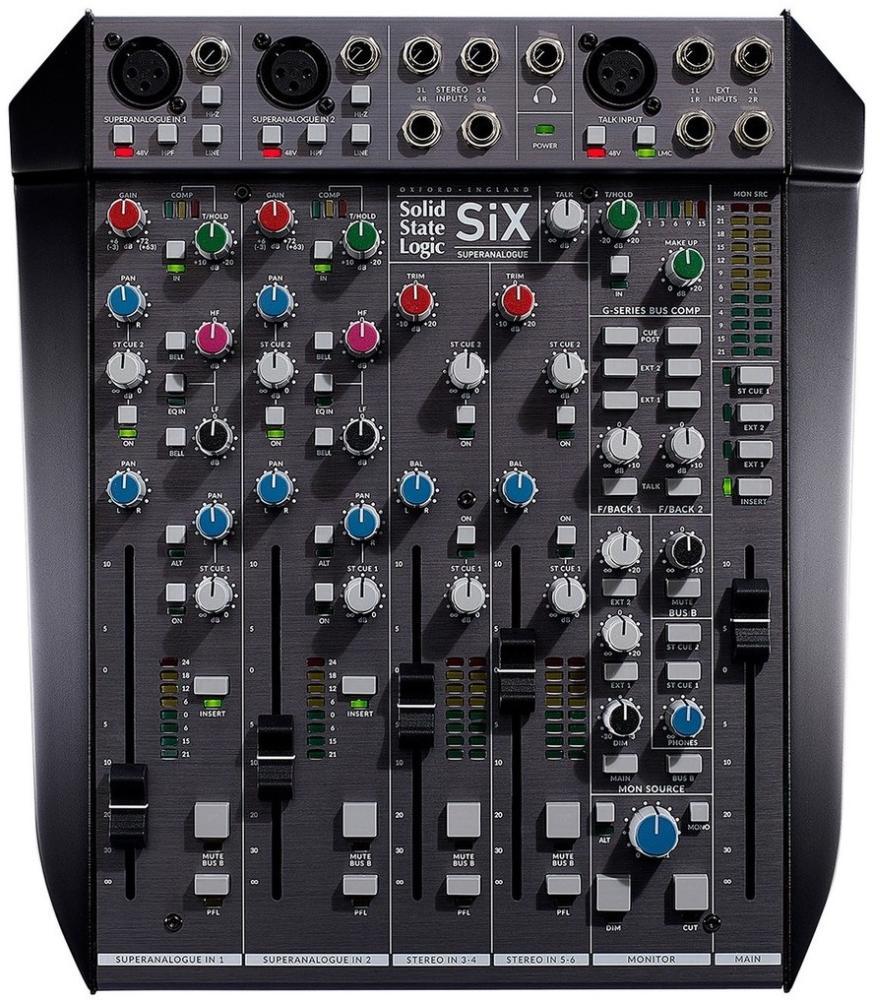 Analog mixing desk Ssl SIX SUPER ANALOGUE