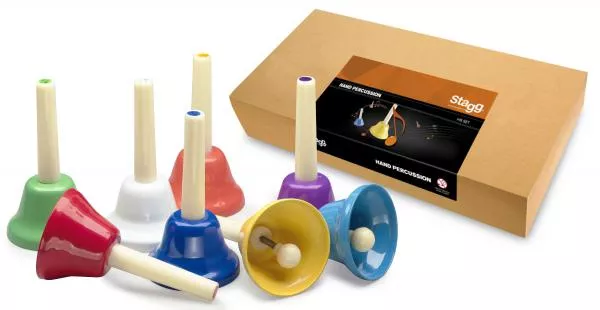 Shake percussion Stagg 8 notes handbell st