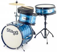 Junior Drum Set + Hardware - 3 shells - bleu