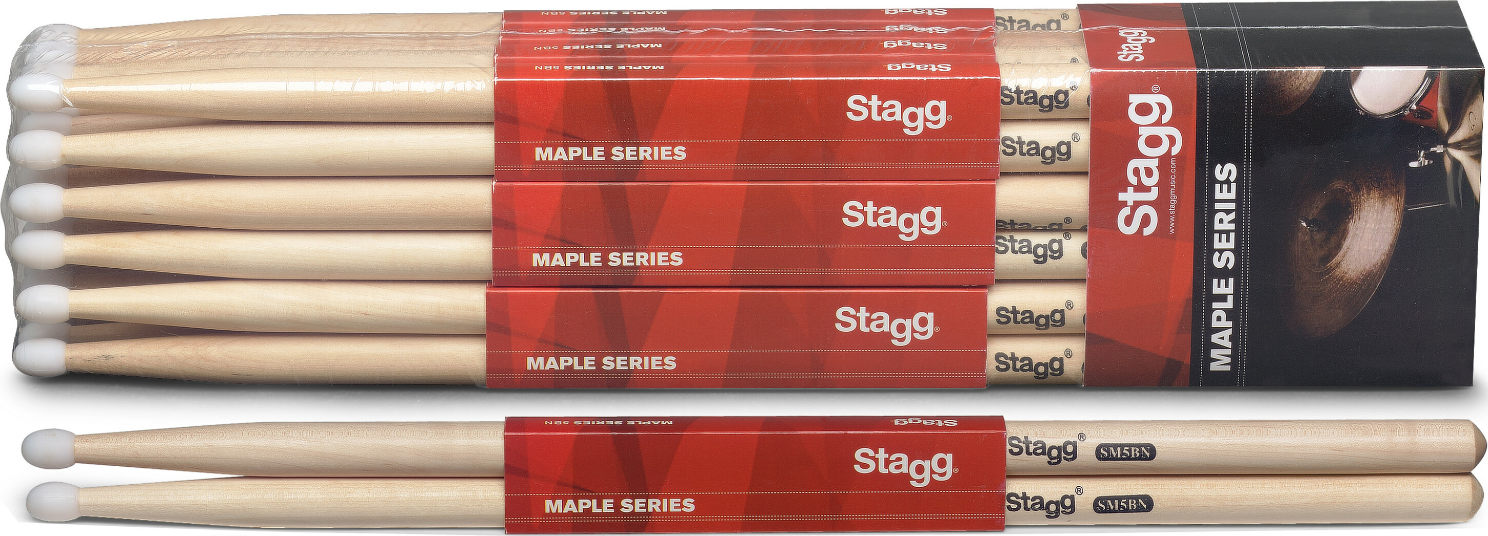 Stagg 5bn Erable Olive Nylon - Drum stick - Main picture