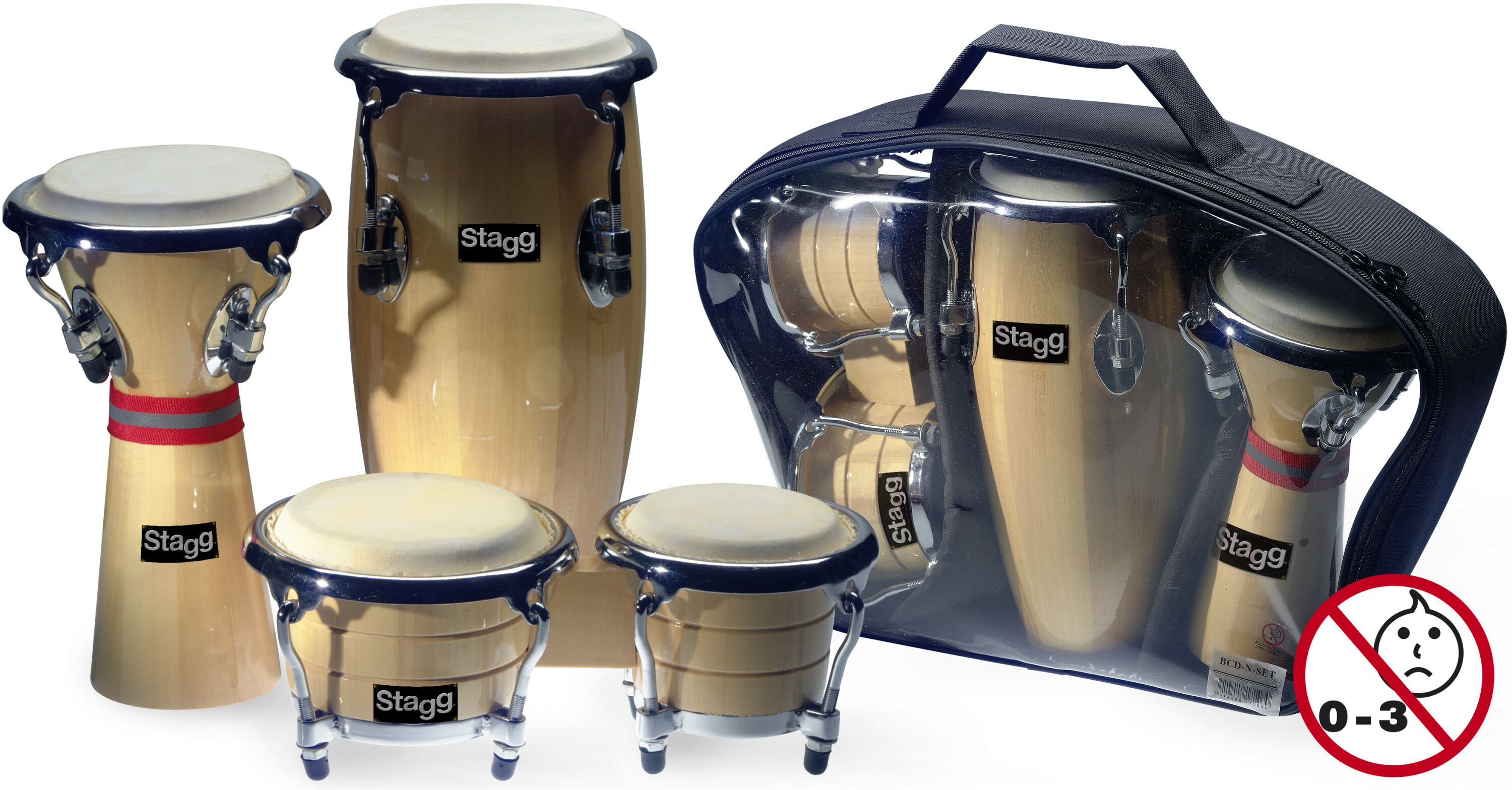 Stagg Bcd N Set - Percussion set for kids - Main picture