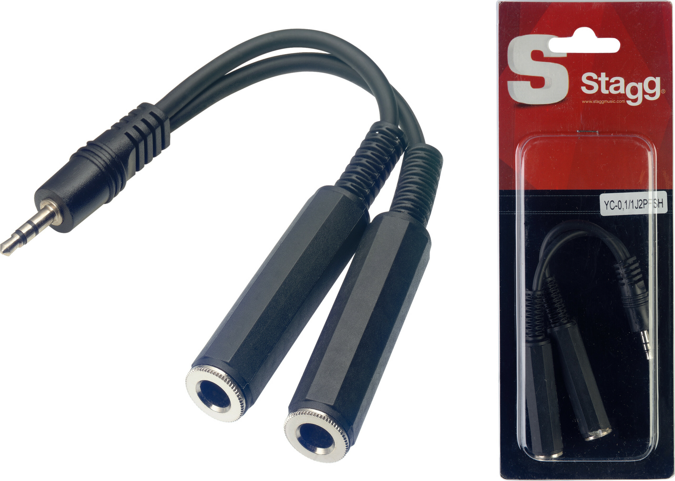 Adaptateur Double Mini Jack 3.5 femelle stéréo vers Mini Jack 3.5