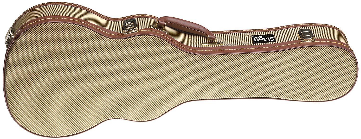 Ukulele gig bag Stagg GCX-UKC GD Ukulele Concert Deluxe - Tweed