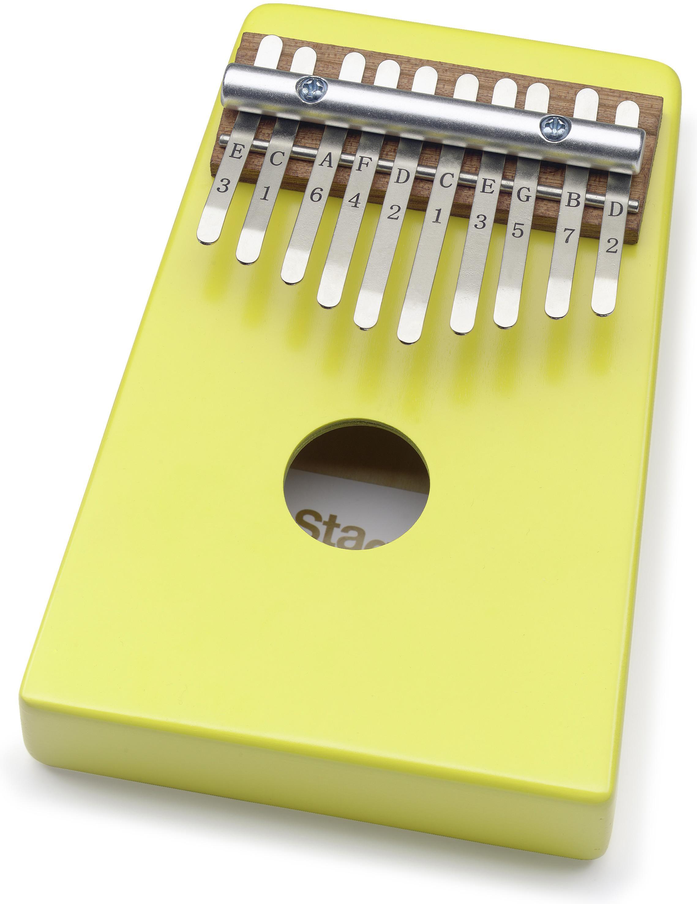 Hit percussion Stagg Kid Kalimba 10 keys Yellow