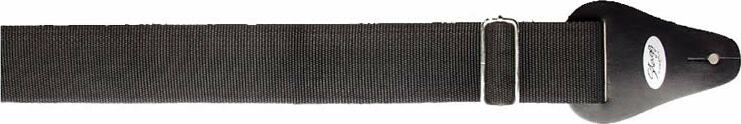 Stagg Nylon 5cm Boucle Metal Noir - Guitar strap - Main picture