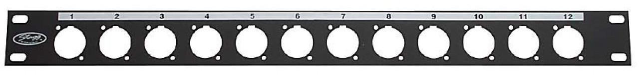Flight case rack Stagg Panneau de distribution DP12X0H