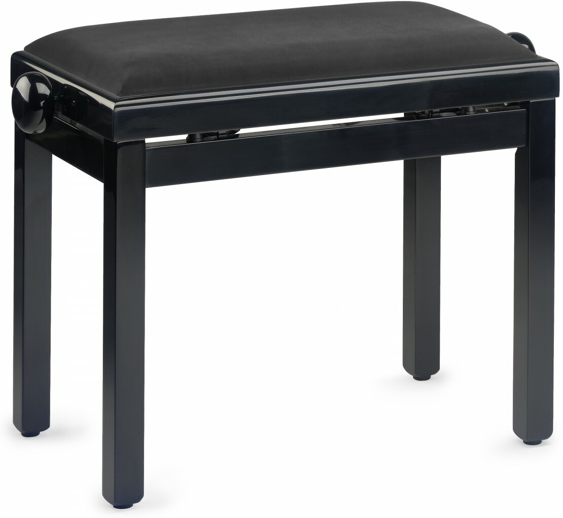 Stagg Pb39 Bkp Svbk Noir Brillant - Piano bench - Main picture