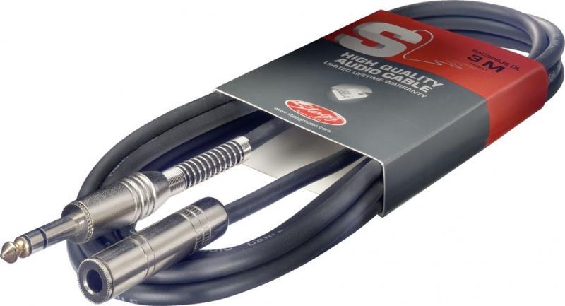 Extension cable for headphone Stagg SAC3PSJS DL