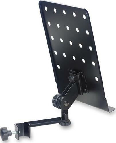 Stagg Tablette Perforee 315x240 Mm Avec Bras De Fixation - Music stand - Main picture