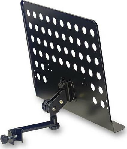 Stagg Tablette Perforee 478x345 Mm Avec Bras De Fixation - Music stand - Main picture