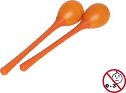 Shake percussion Stagg Egg Maracas Long Orange