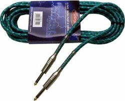 Cable Stagg SGC6VT Tweed Green jack/jack -6m