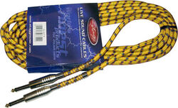 Cable Stagg SGC6VT Tweed Yellow Jack/Jack - 6m